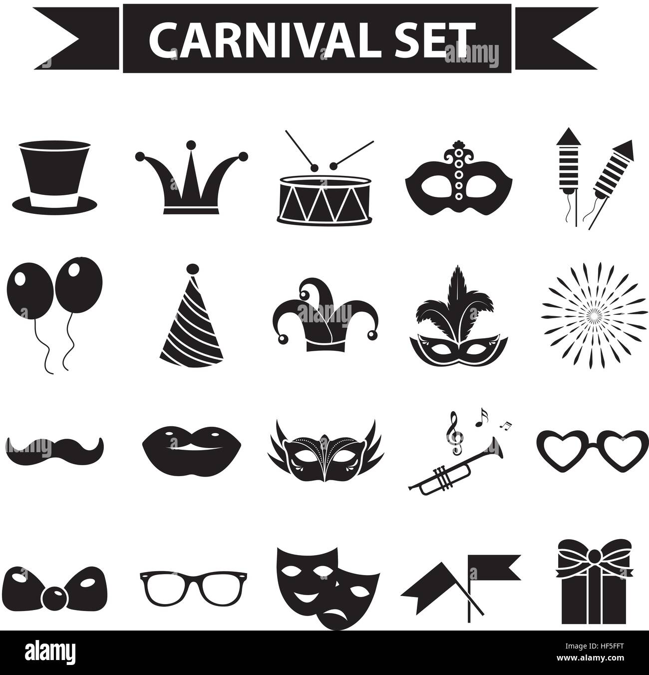 Carnival Clipart Black And White