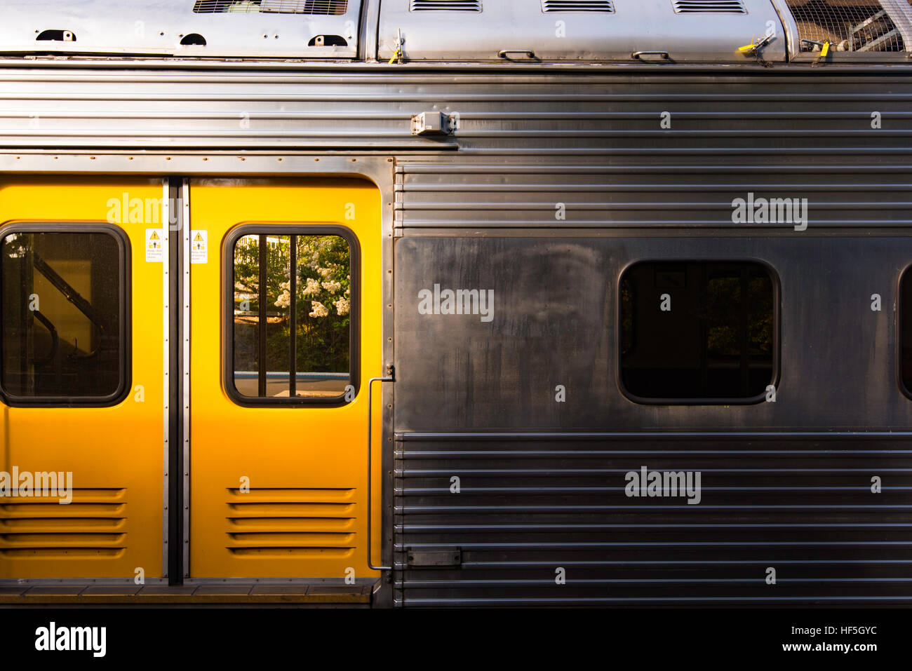 picture K Set Train https www alamy com stock photo a side on image of a sydney k set train carriage with yellow doors 129815488 html