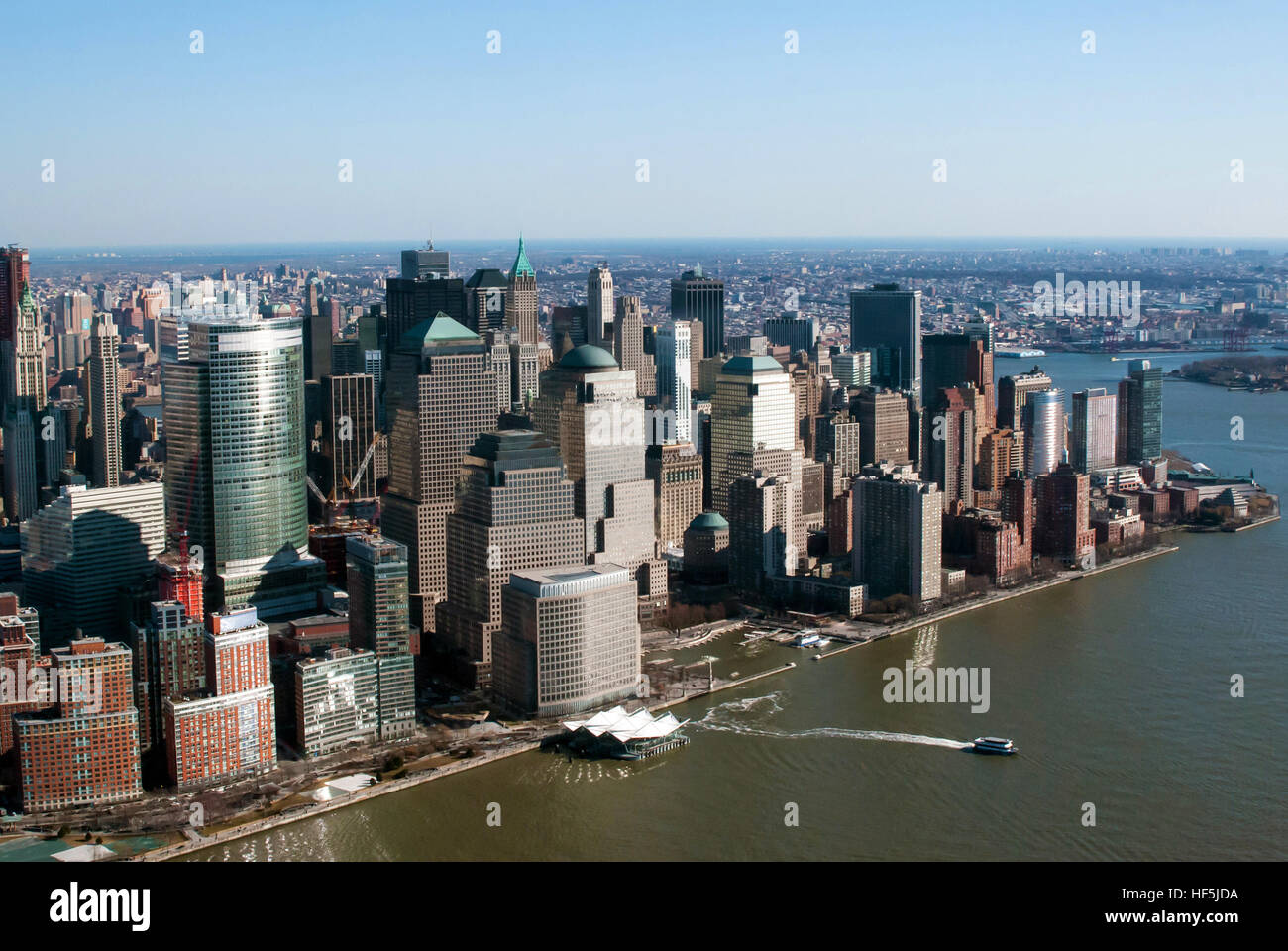 aerial view of new york city Stock Photo - Alamy