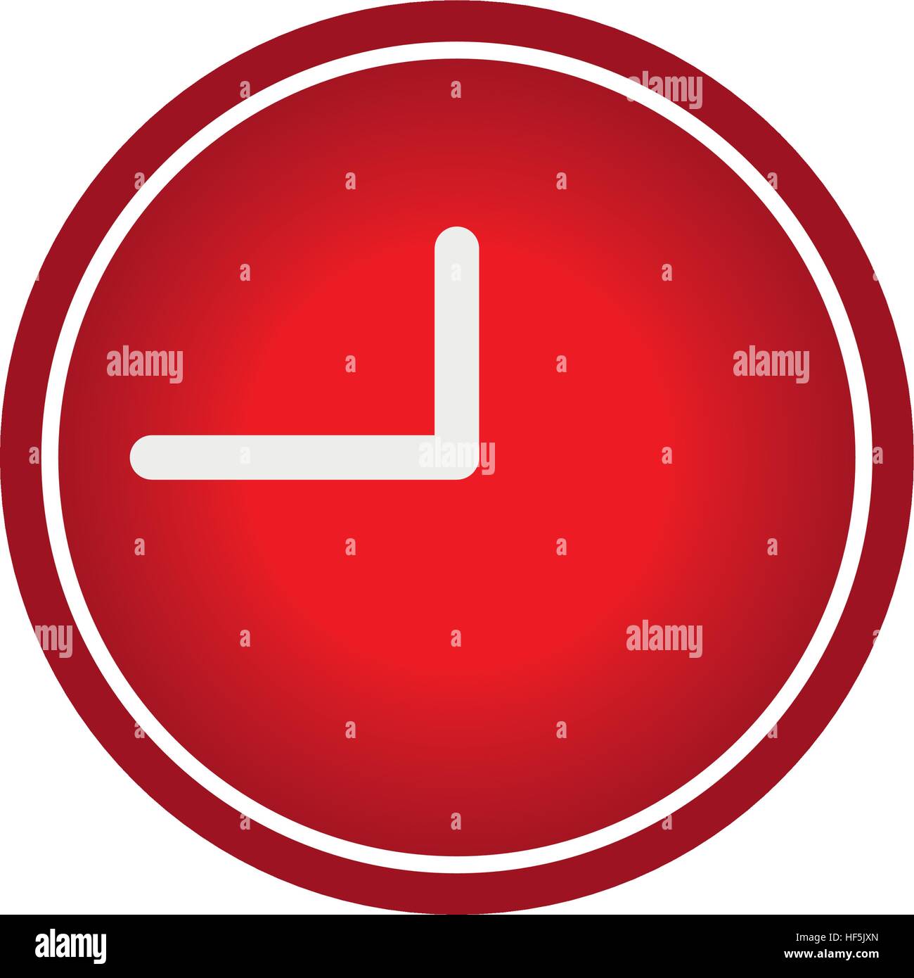 Time clock symbol Stock Vector Image & Art Alamy