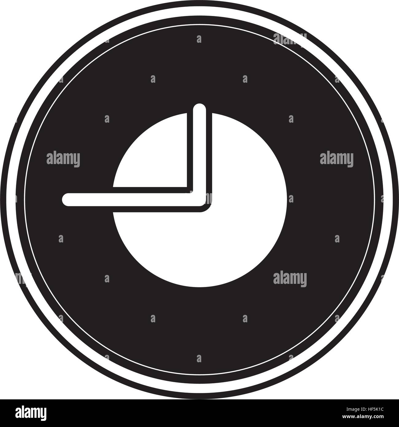 Time clock symbol Stock Vector Image & Art - Alamy