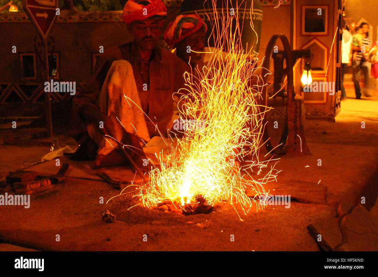 Playing with fire Stock Photo Alamy