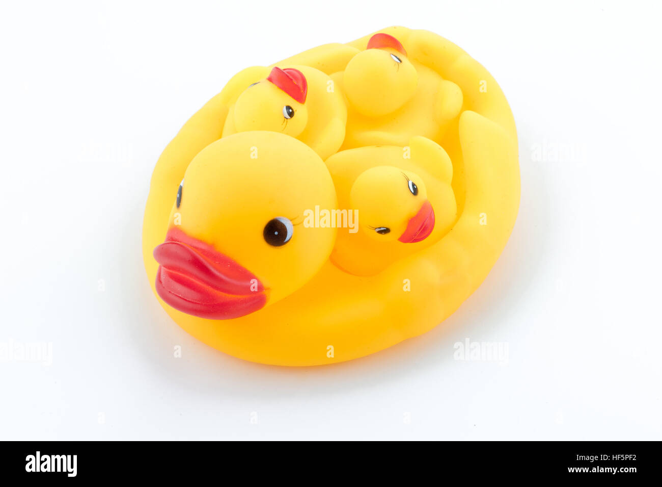 rubber ducks isolated on white Stock Photo - Alamy