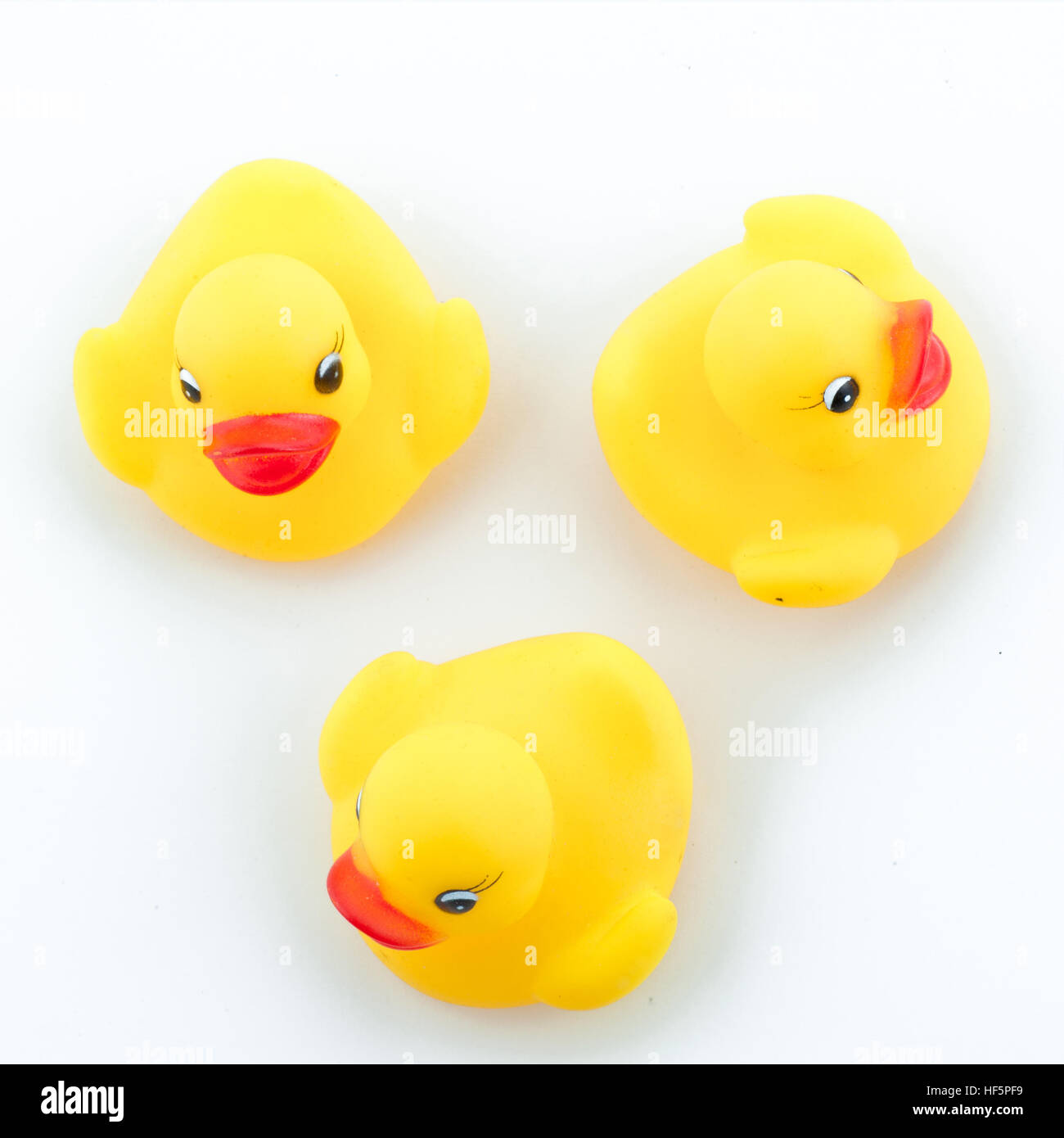 rubber ducks isolated on white Stock Photo - Alamy