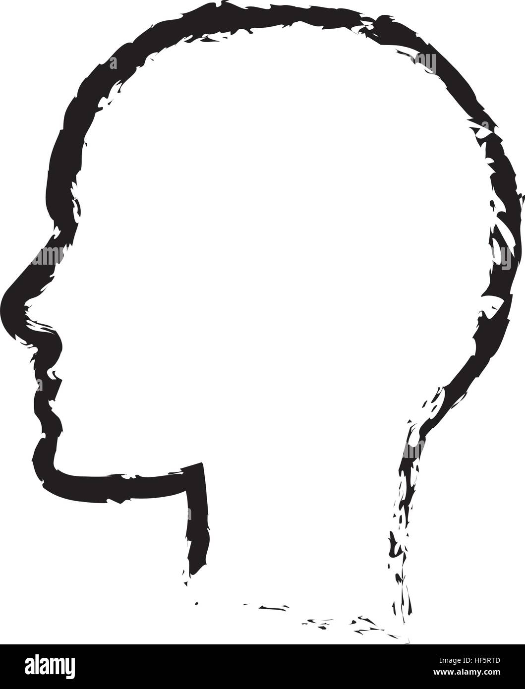 Human head silhouette icon vector illustration graphic design Stock ...