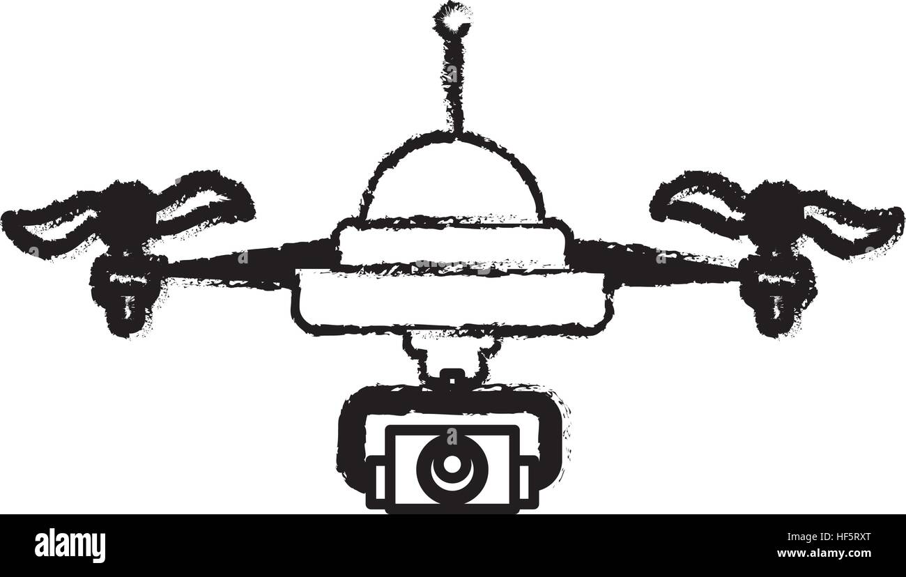 Drone robot technology icon vector illustration graphic design Stock ...
