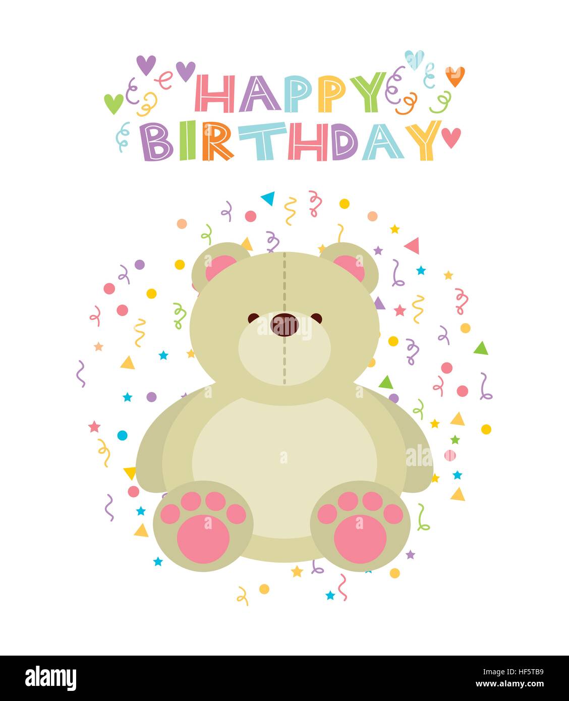 cute bear happy birthday