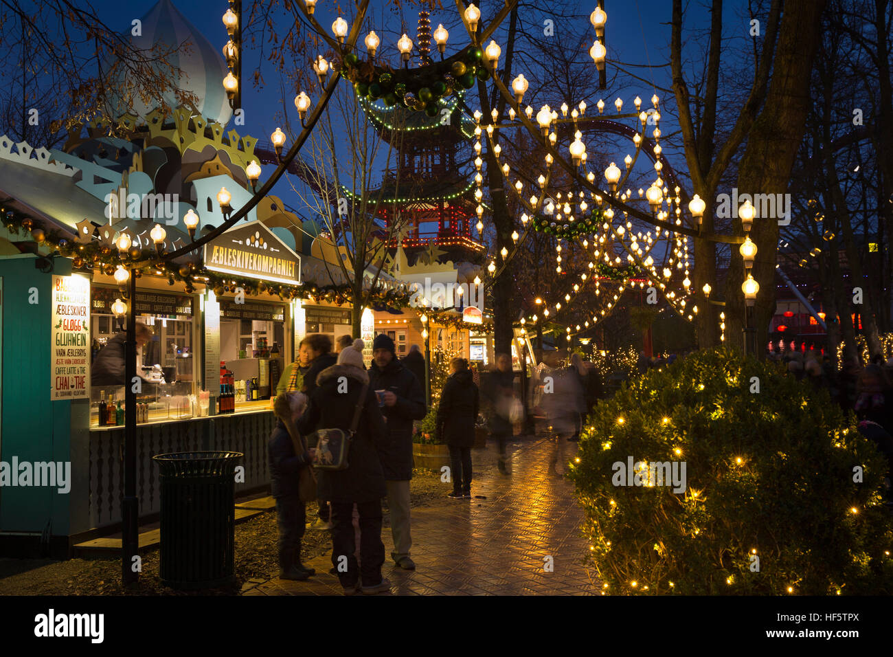 Copenhagen Tivoli Gardens Christmas Stock Photos & Copenhagen ...