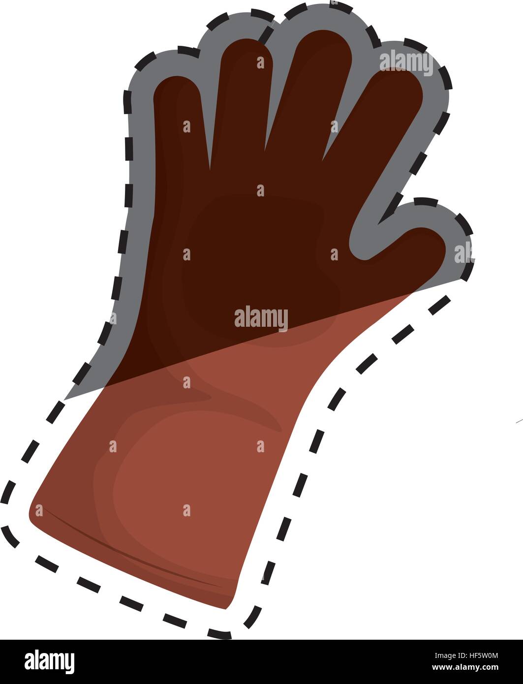 glove gardening tool Stock Vector Image & Art - Alamy
