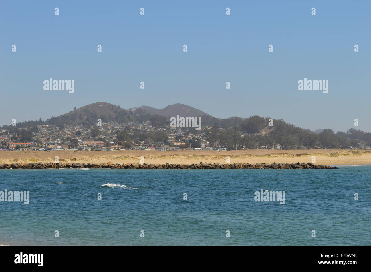 Morro Bay Beach Stock Photo Alamy