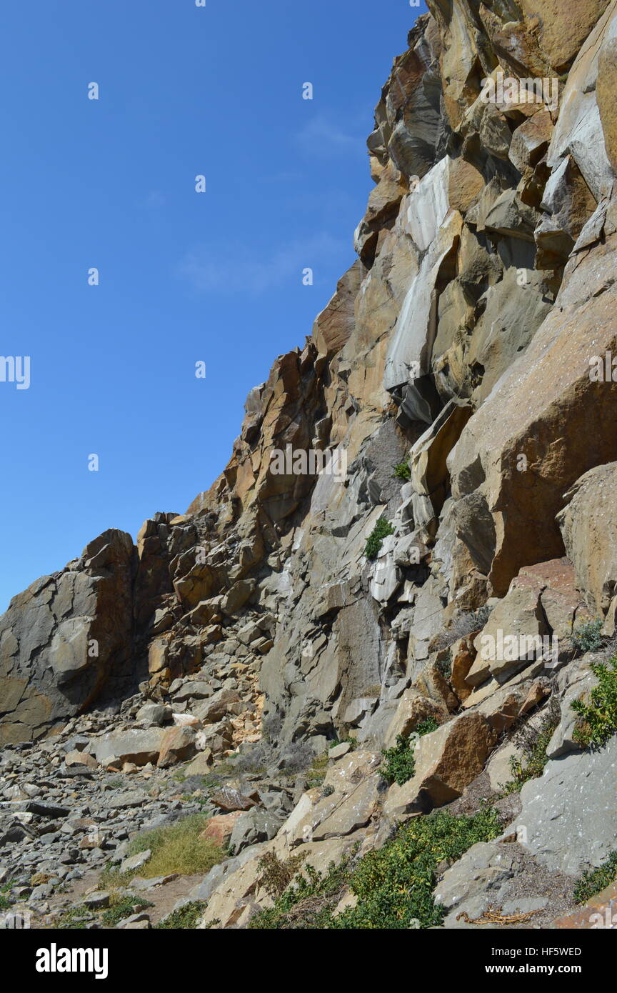 Morro Rock at Morro Bay California Stock Photo