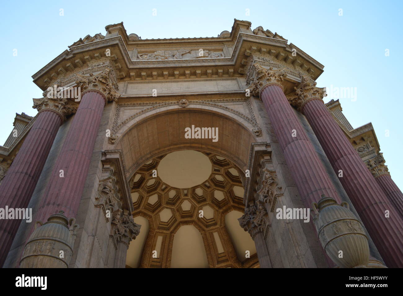Palace of Fine Arts San Francisco Stock Photo