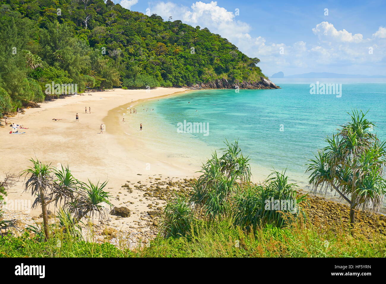 Beach at Ko Lanta National Park, Thailand Stock Photo