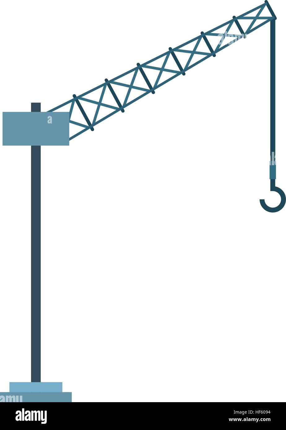 tower crane service icon vector illustration design Stock Vector Image ...