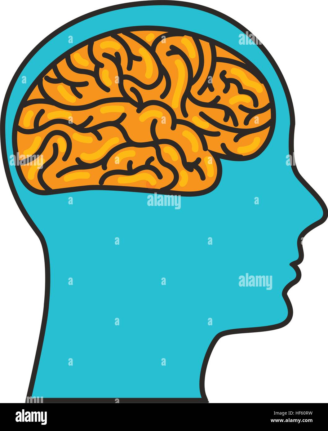 head human profile icon vector illustration design Stock Vector Image ...