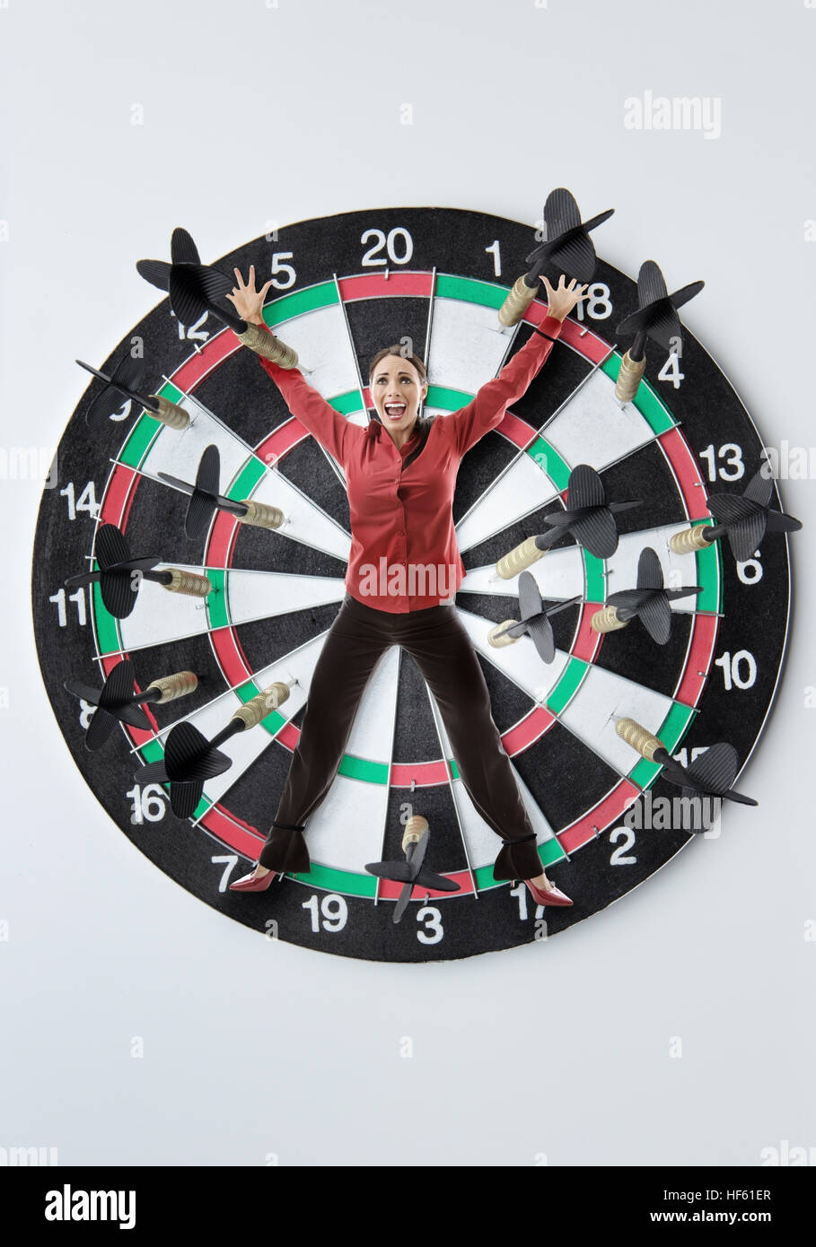 Human dartboard hires stock photography and images Alamy