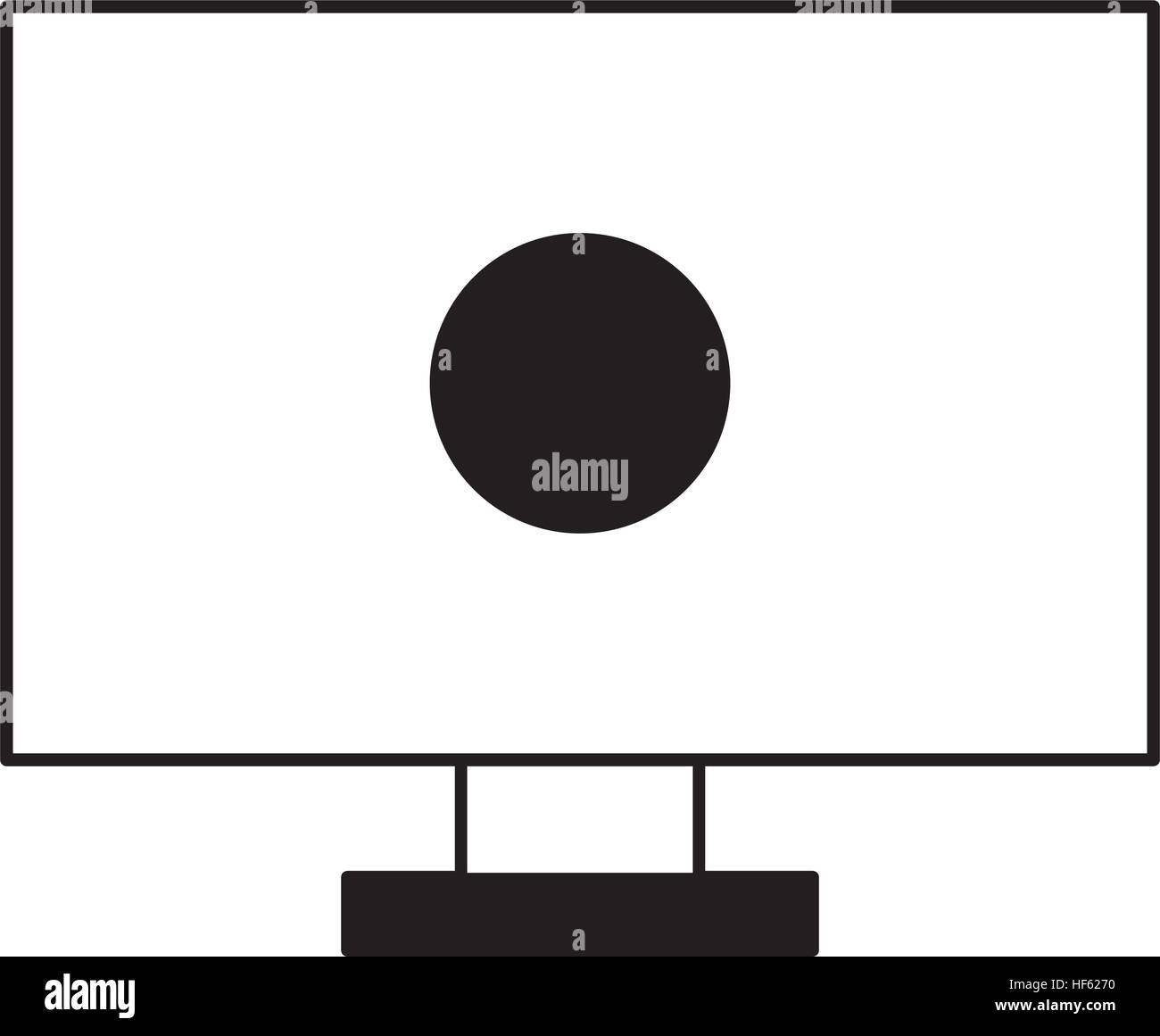 computer desktop isolated icon vector illustration design Stock Vector ...