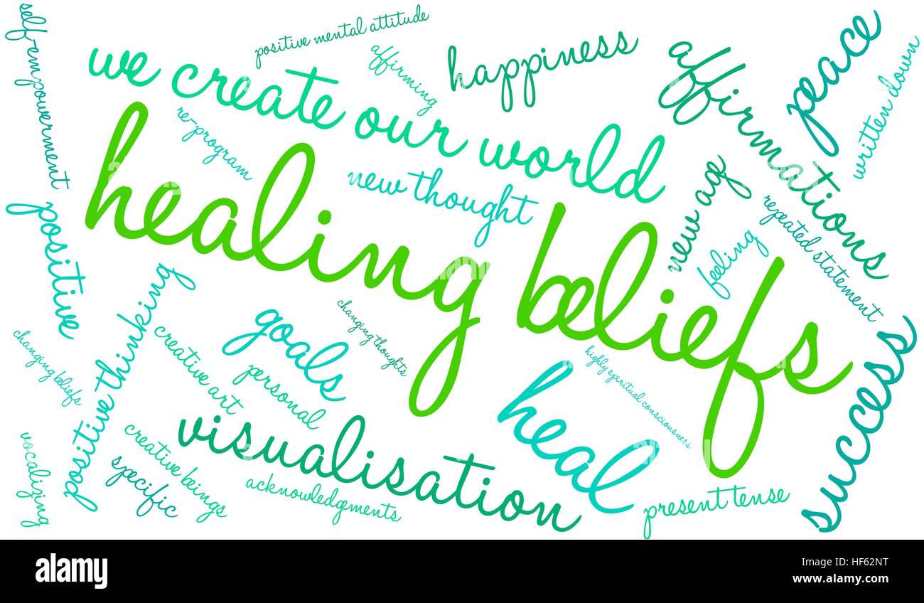 Healing Word Cloud Stock Vector Image & Art Alamy
