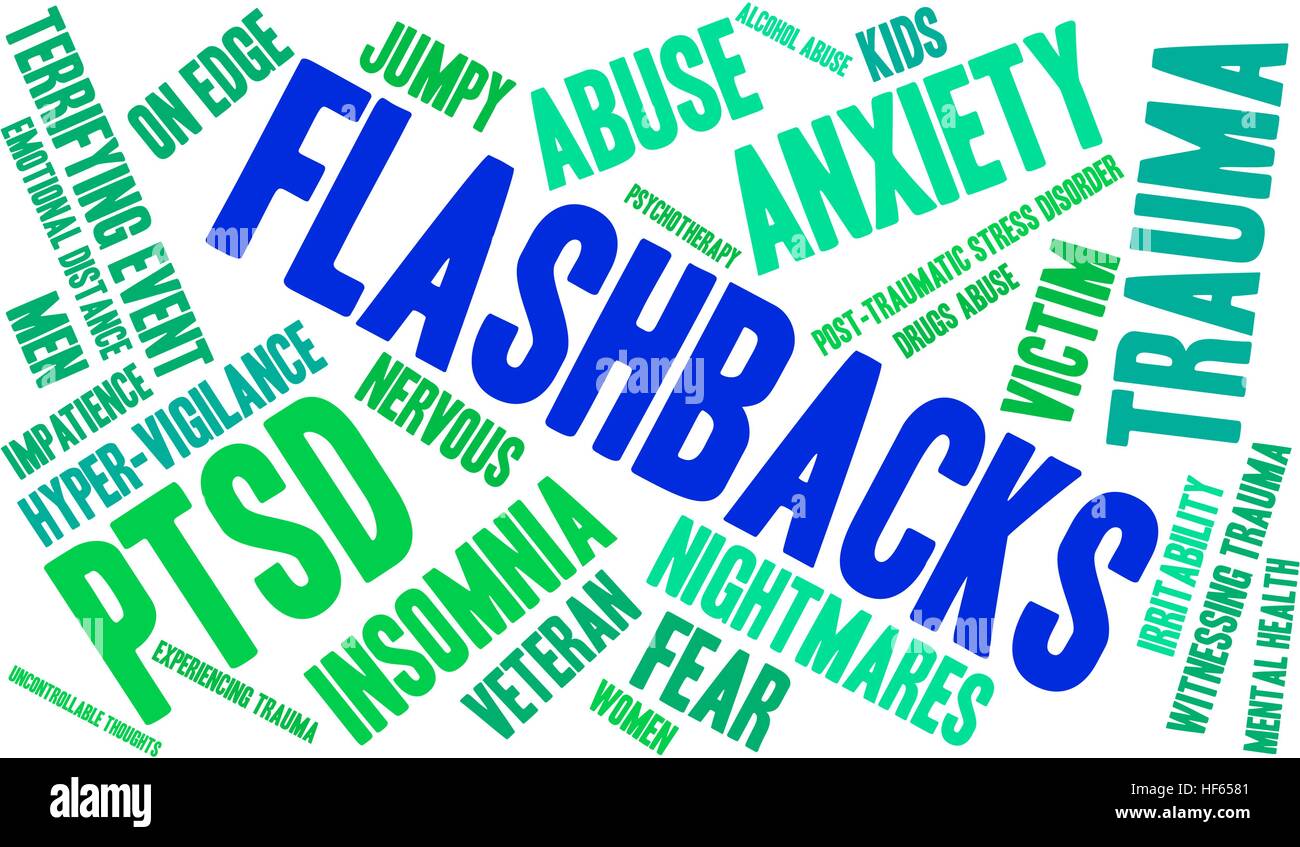 Flashbacks Word Cloud on a white background Stock Vector Image & Art