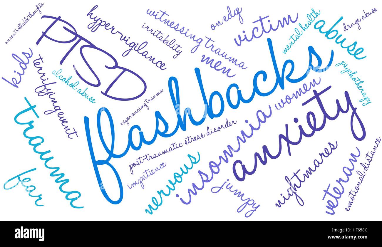 Flashbacks Word Cloud on a white background Stock Vector Image & Art