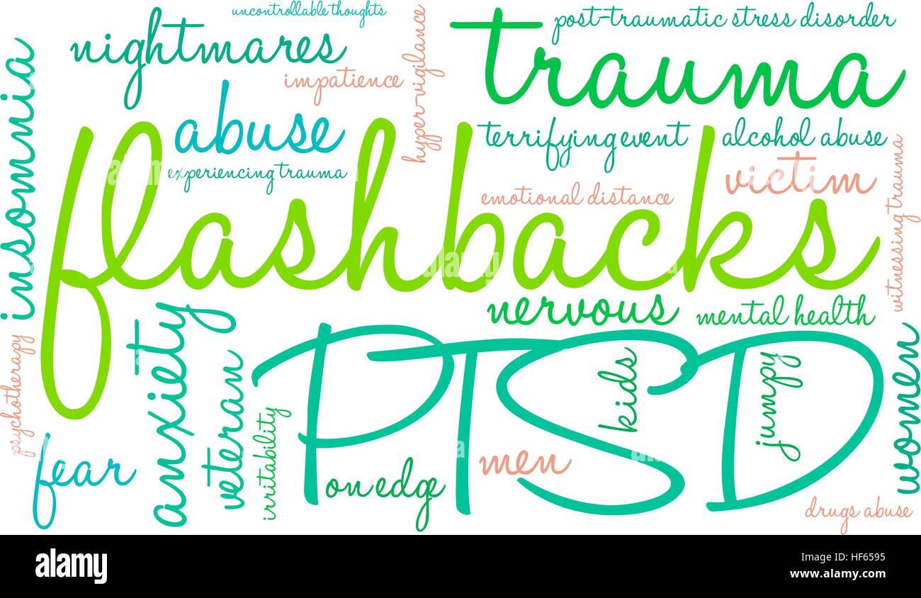 Flashbacks Word Cloud on a white background Stock Vector Image & Art
