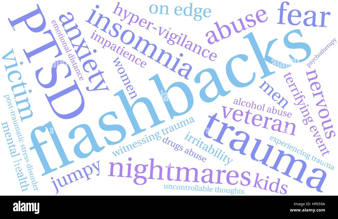 Flashbacks Word Cloud on a white background Stock Vector Image & Art