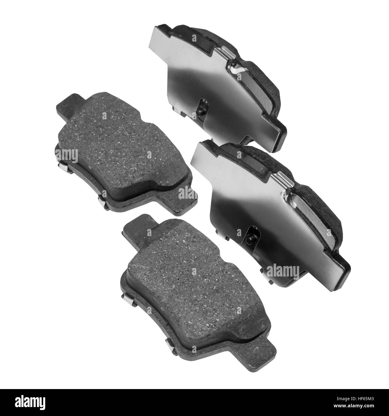 set of new brake pads Stock Photo