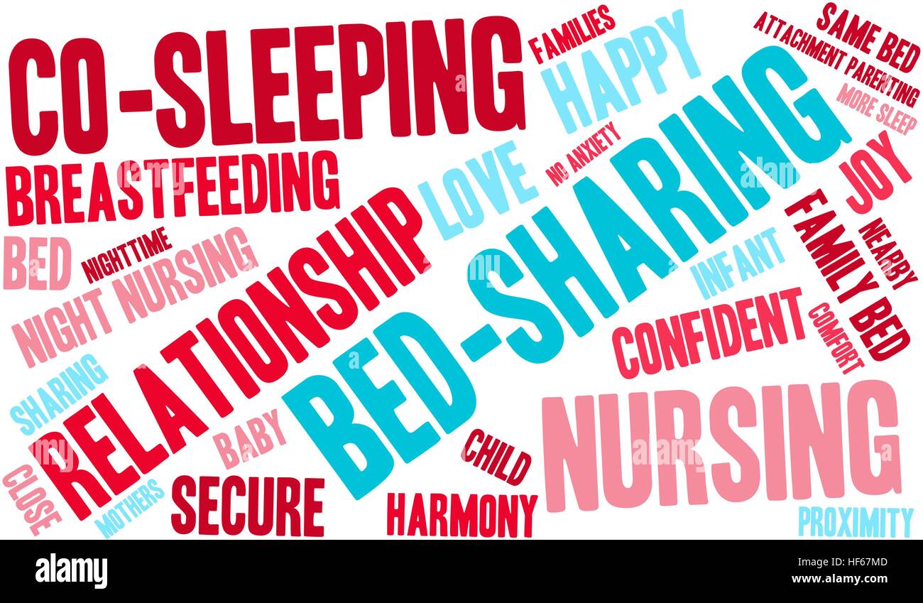 BedSharing word cloud on a white background Stock Vector Image & Art