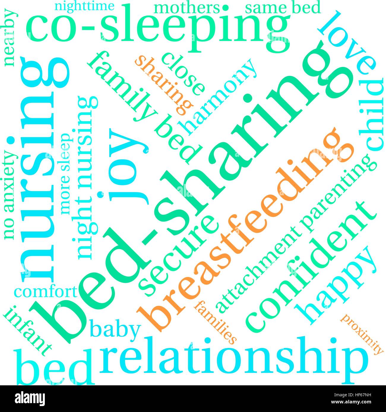 BedSharing word cloud on a white background Stock Vector Image & Art