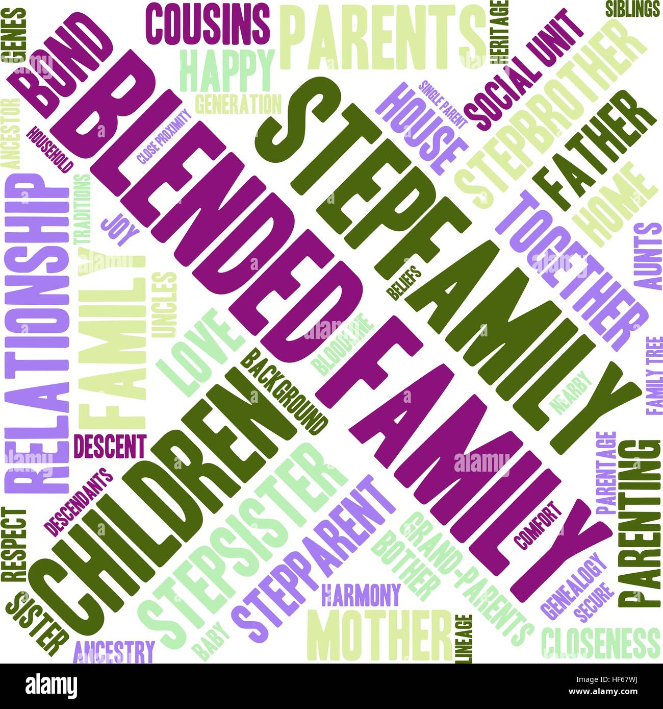 Family word cloud on a white background Stock Vector Image & Art - Alamy