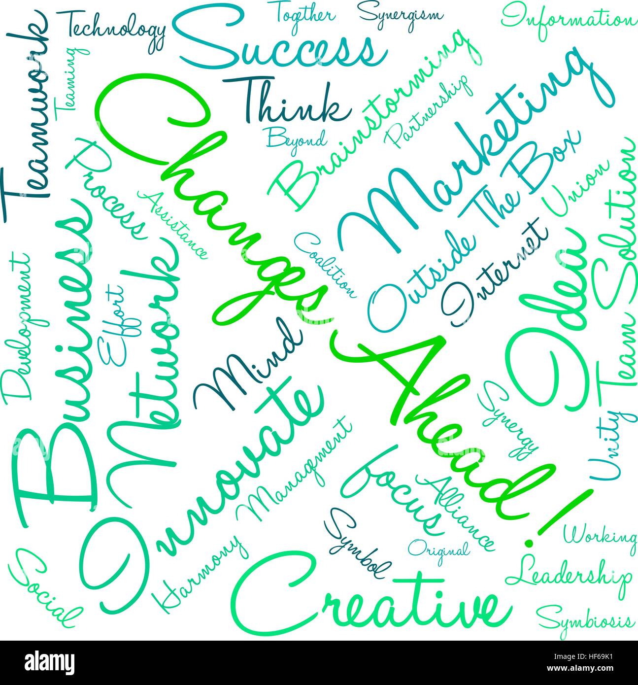 Changes Ahead word cloud on a white background Stock Vector Image & Art