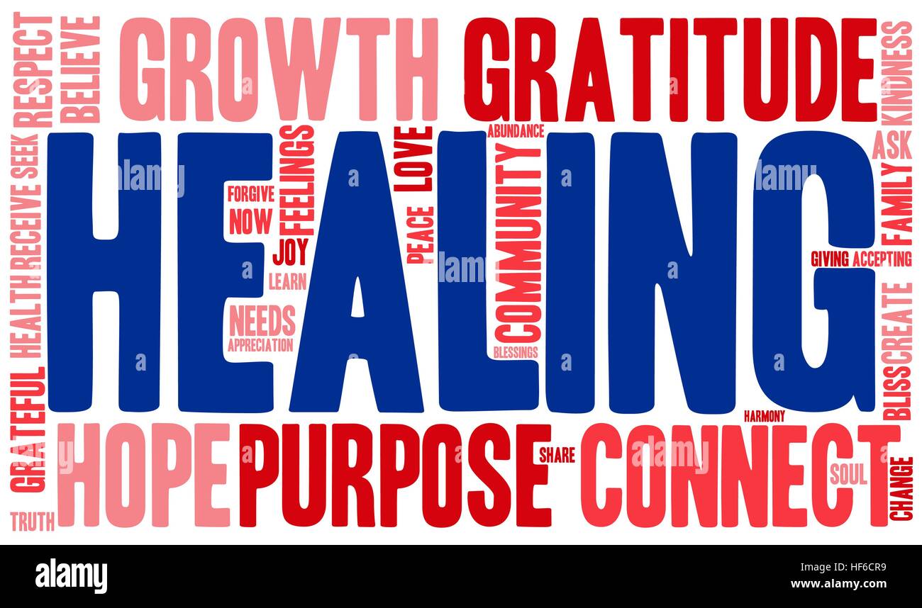 Healing Word Cloud Stock Vector Image & Art Alamy