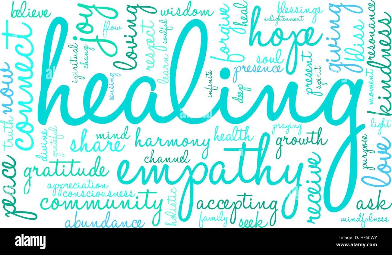 Healing Word Cloud Stock Vector Image & Art Alamy