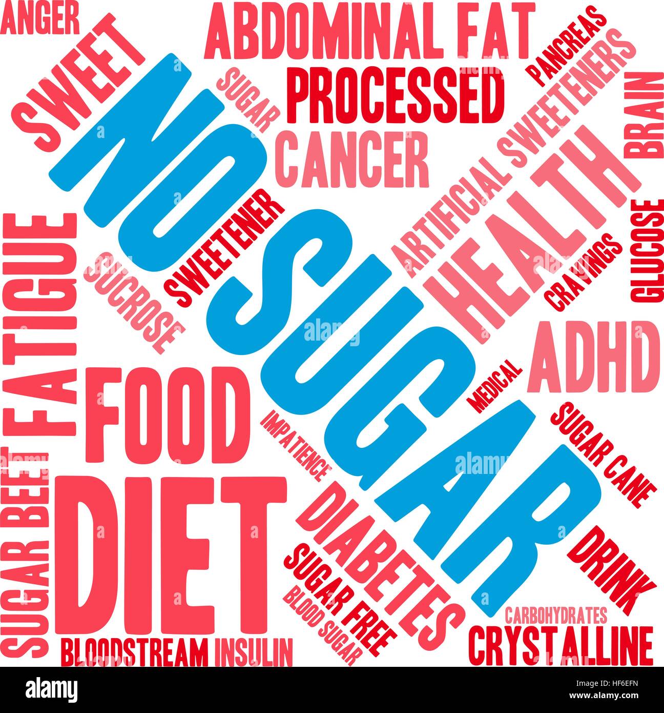 No sugar word cloud on a white background Stock Vector Image & Art Alamy