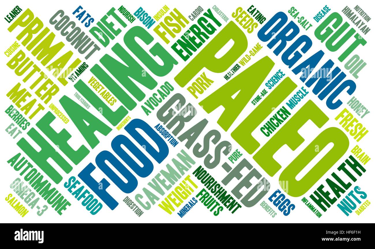 Paleo word cloud on a white background Stock Vector Image & Art Alamy