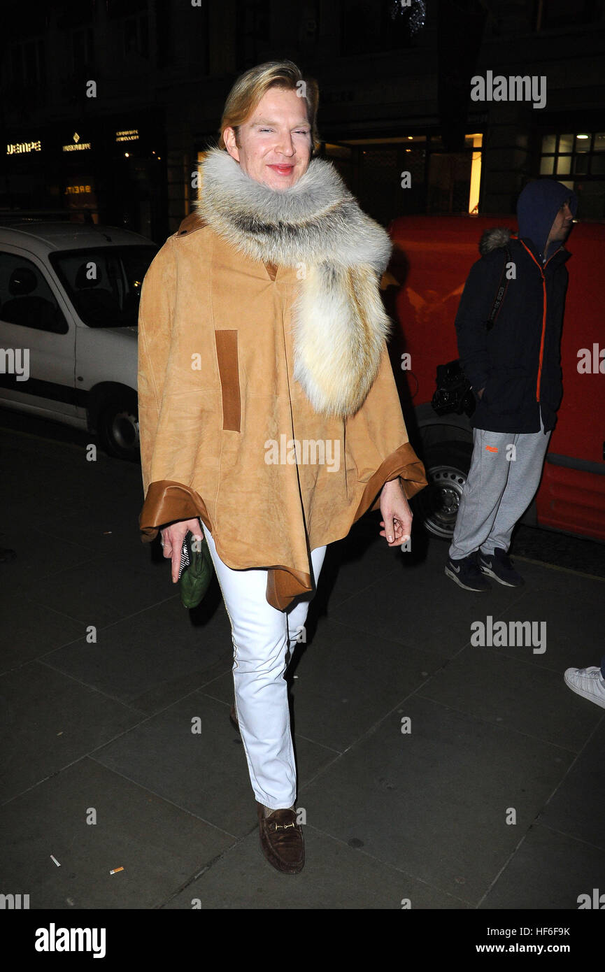 Belstaff Party 2016 - Arrivals  Featuring: Henry Conway Where: London, United Kingdom When: 25 Nov 2016 Stock Photo