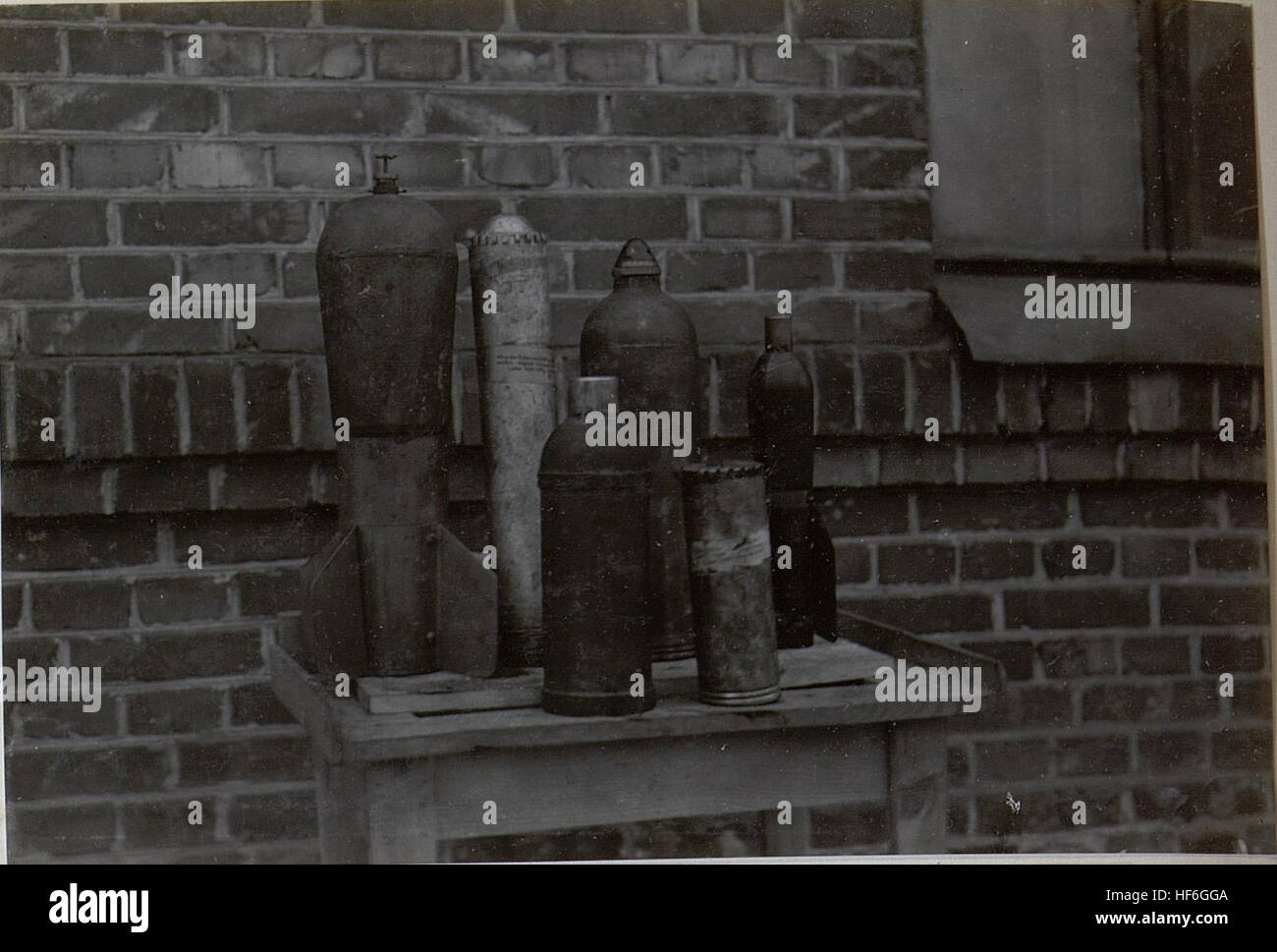 German mortars and mine ammunition, World War I, Europeana Collections ...