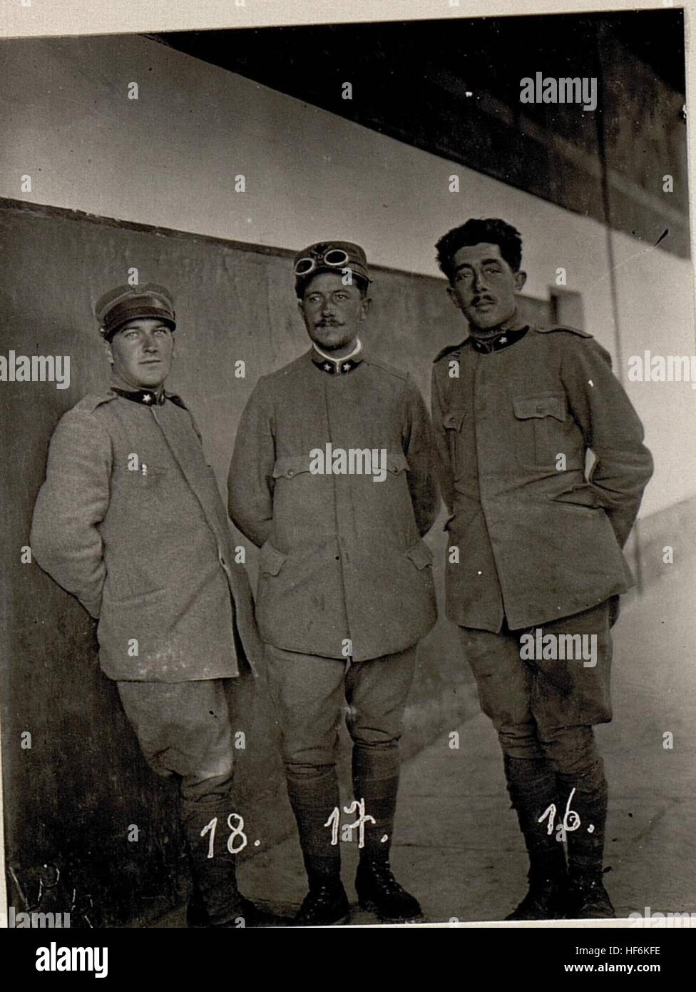 A photograph of Italian prisoners of war in Trient during the First ...