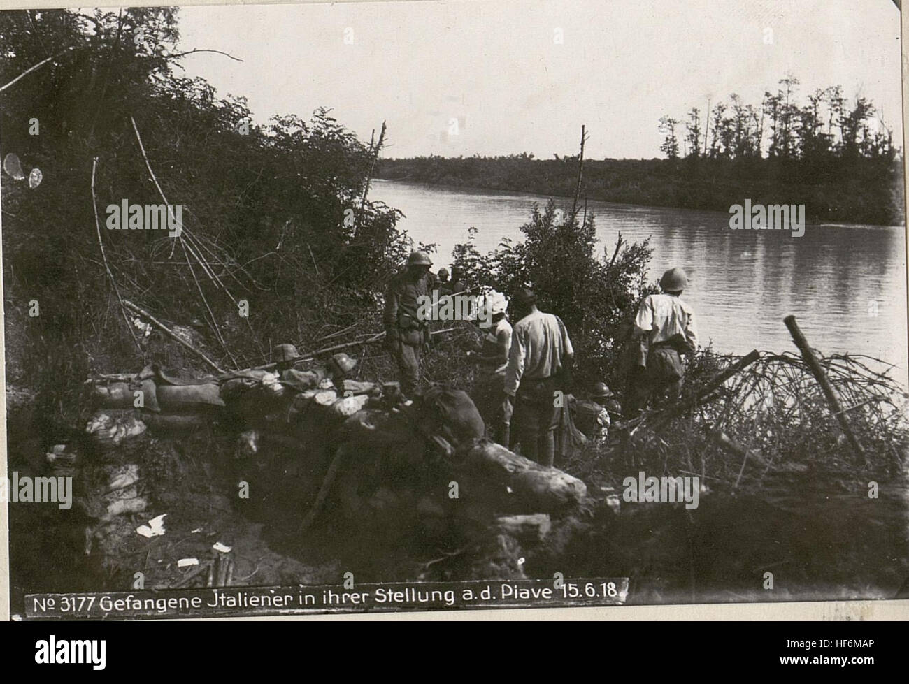 Italian prisoners captured during hi-res stock photography and images