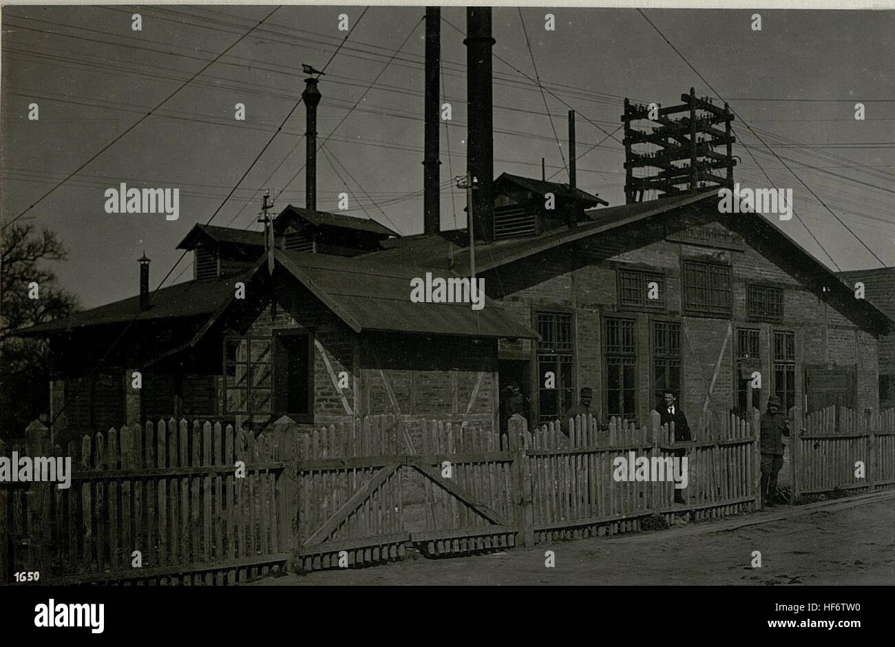 Wladimir-Wolynskij, Elektrizitätswerk. 17-IV.1918. 15715547) Stock Photo
