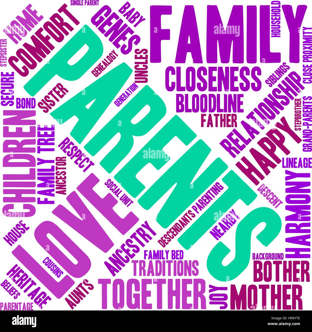 Parents word cloud on a white background Stock Vector Image & Art - Alamy