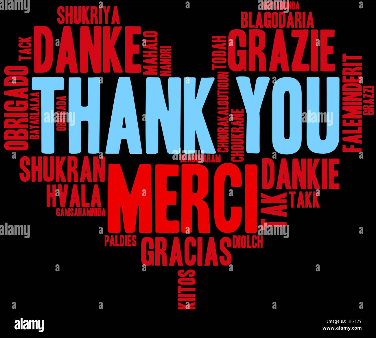 Thank You word cloud on a white background Stock Vector Image & Art - Alamy