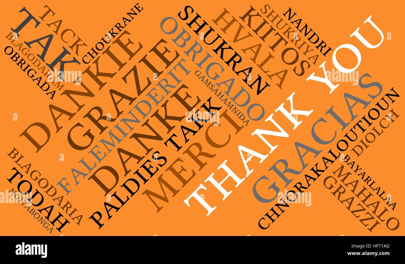 Thank You word cloud on a white background Stock Vector Image & Art - Alamy
