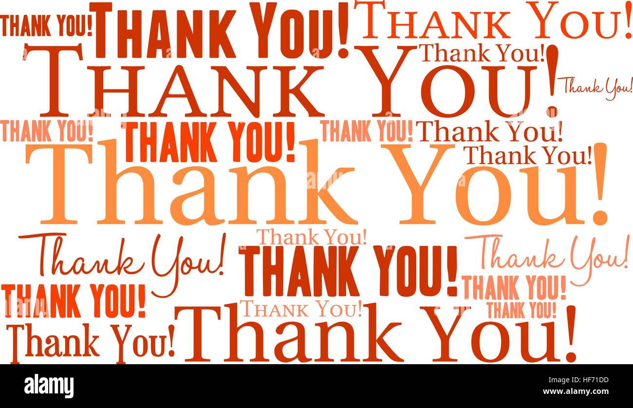 Thank You word cloud on a white background Stock Vector Image & Art - Alamy