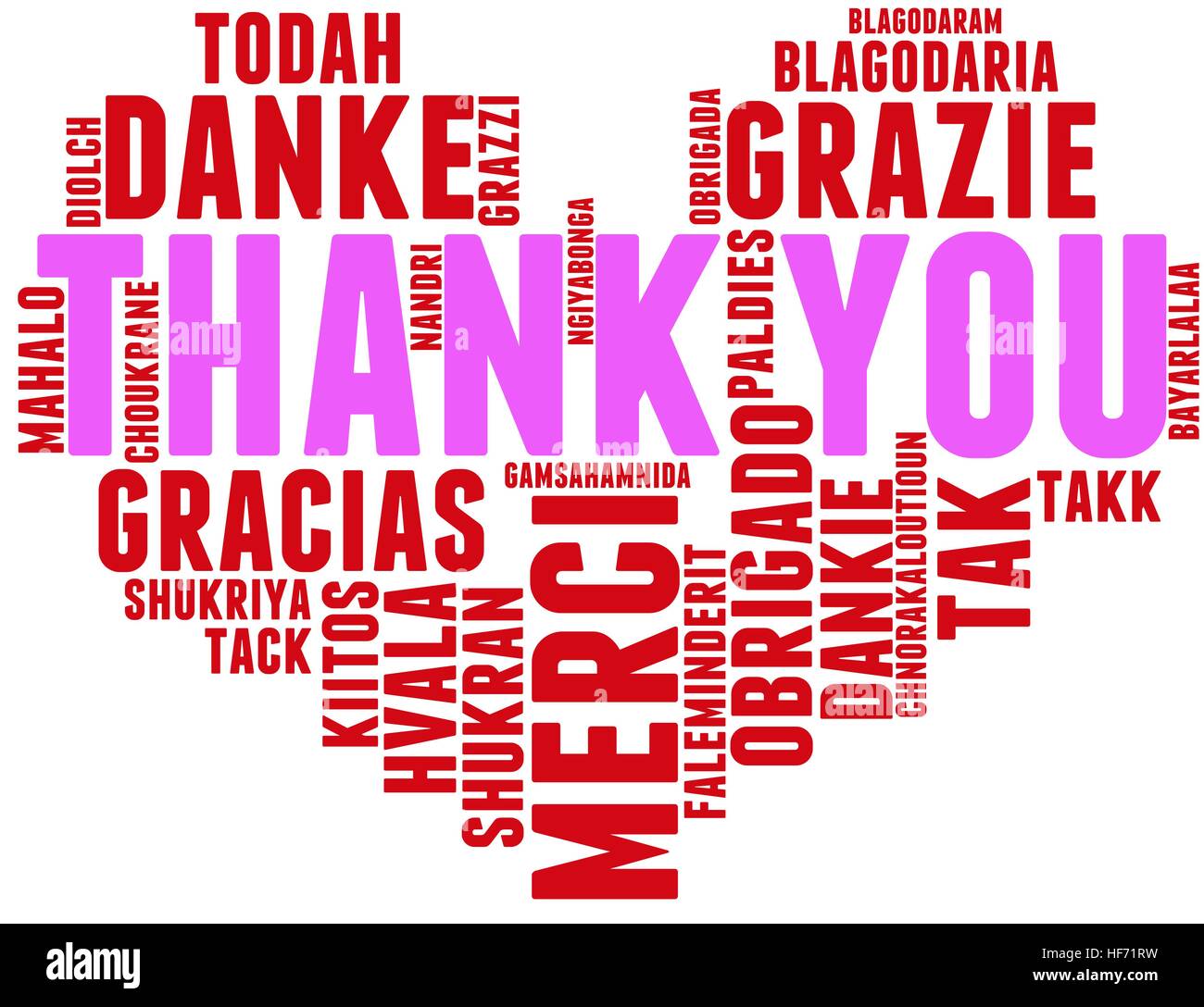 Thank You Word Cloud Stock Vector Image & Art - Alamy