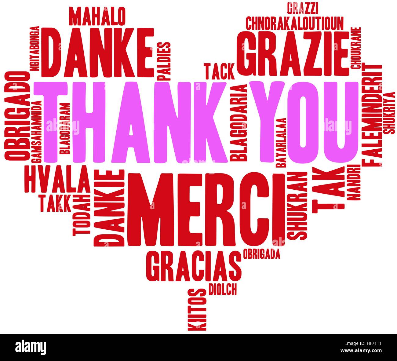 Thank You Word Cloud Stock Vector Image & Art - Alamy