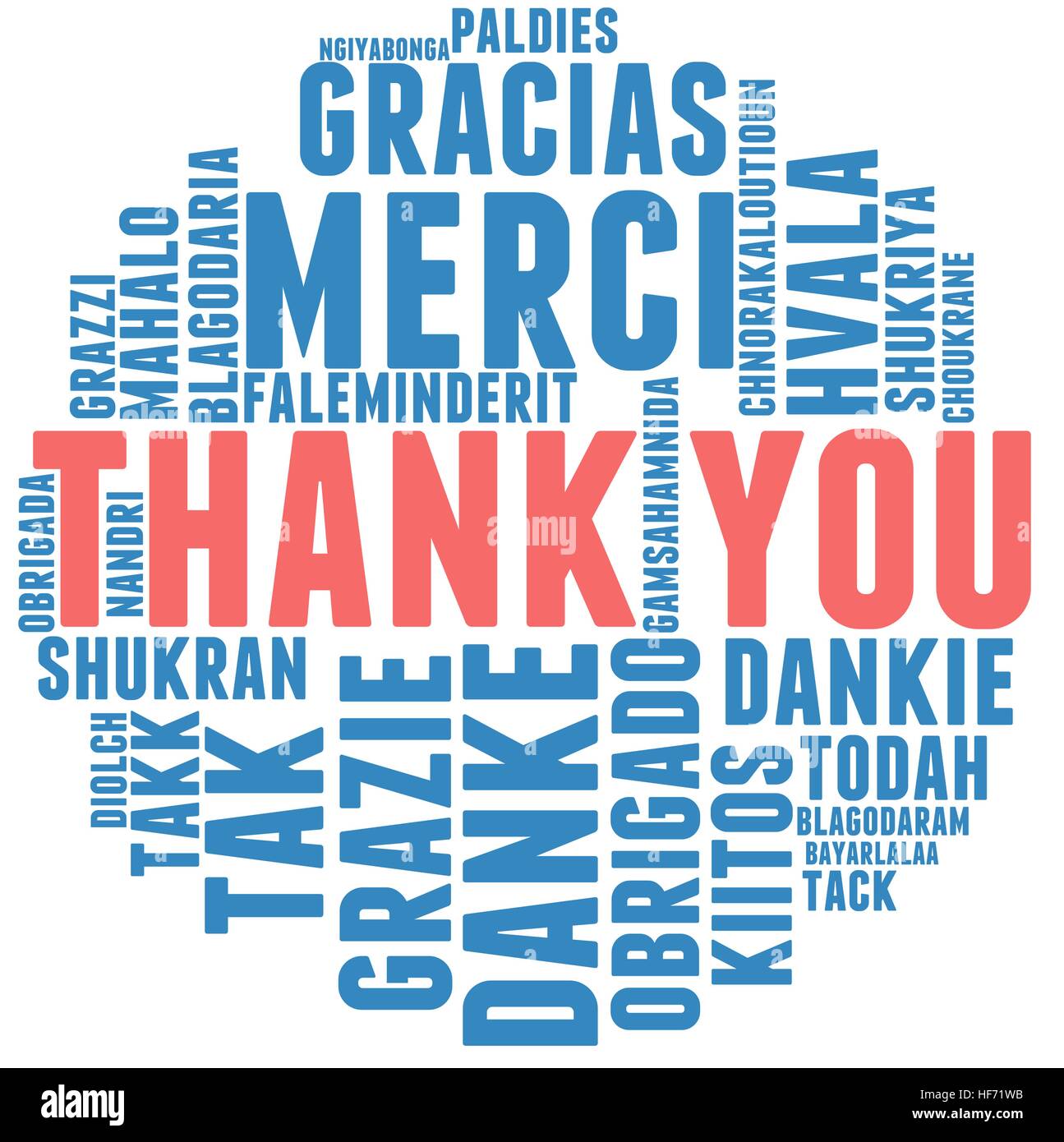 Thank You Word Cloud Stock Vector Image & Art - Alamy