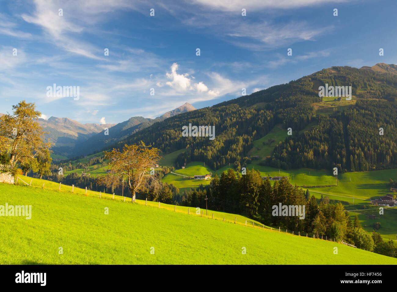 The alpine village of Alpbach and the Alpbachtal (Alpbach valley