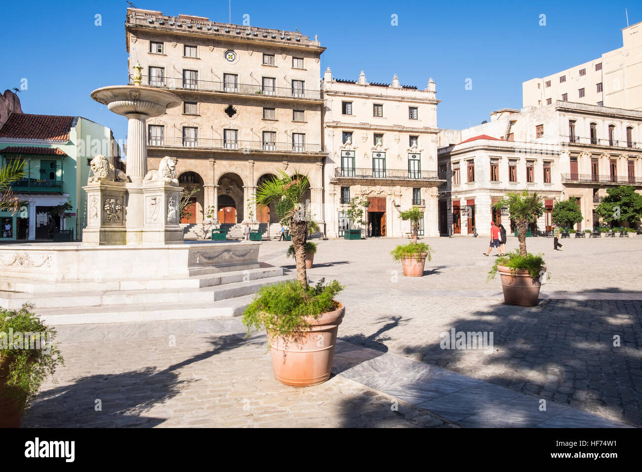 Plaza de San Francisco de Asisi, La Havana, Cuba. Stock Photo