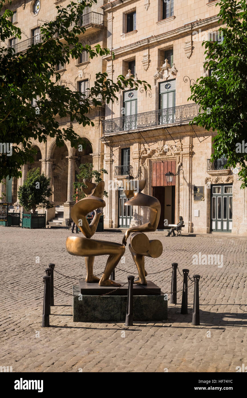 Plaza de San Francisco de Asisi, La Havana, Cuba. Stock Photo